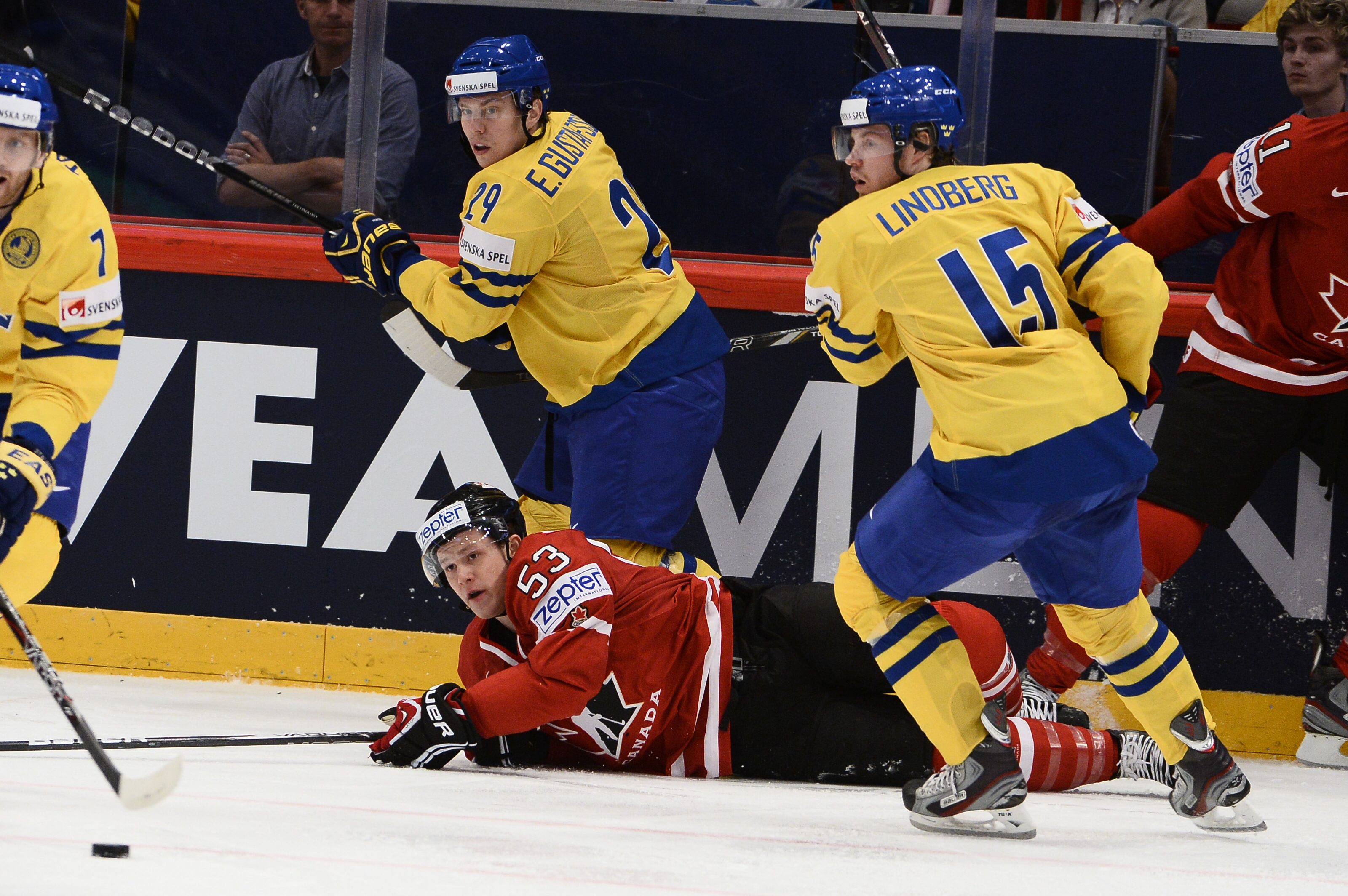 ishockey, Globen, Sverige, Jonas Enroth, Kanada, VM, Steven Stamkos
