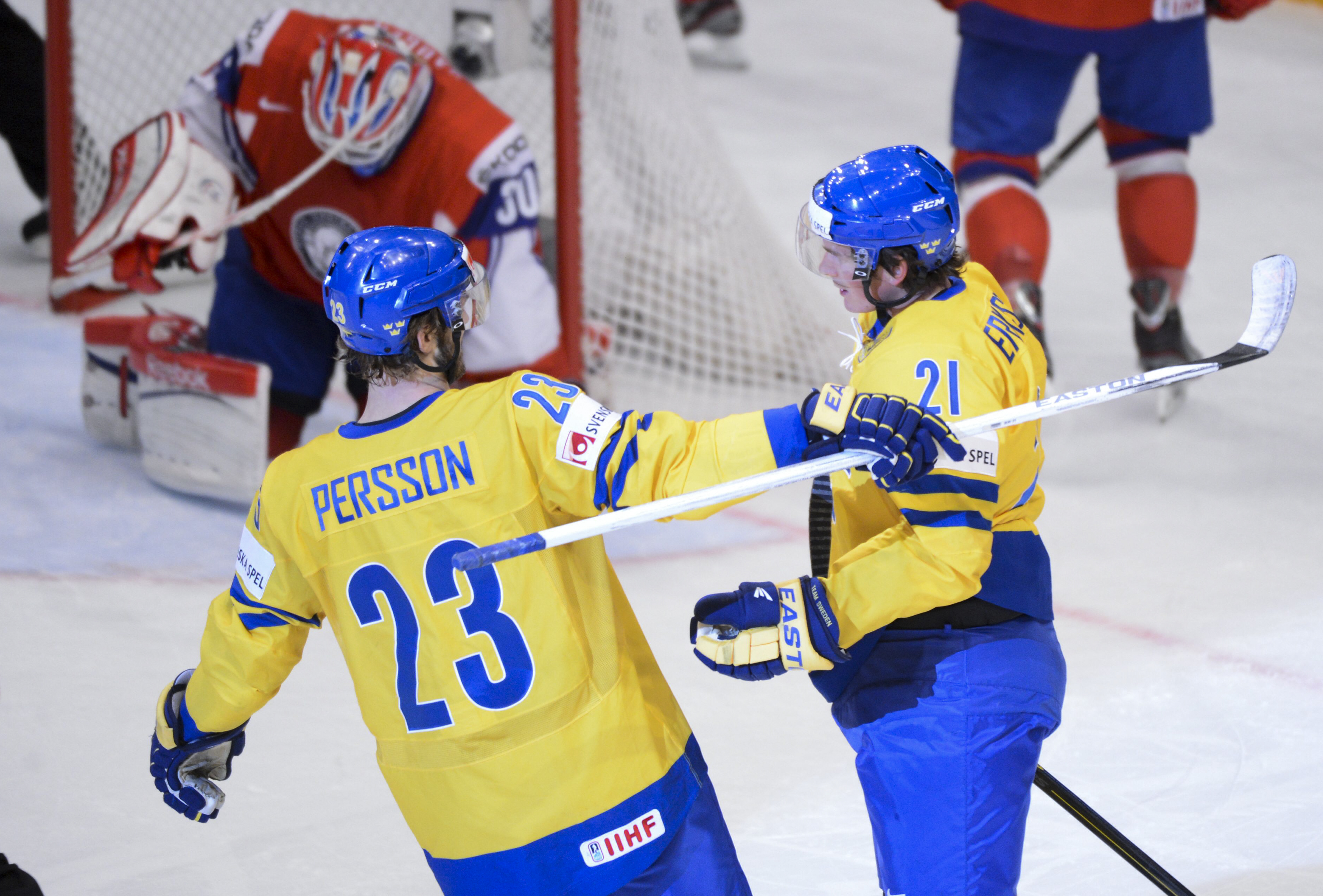 Hockey-VM, Sverige, Tre Kronor, Globen, Norge