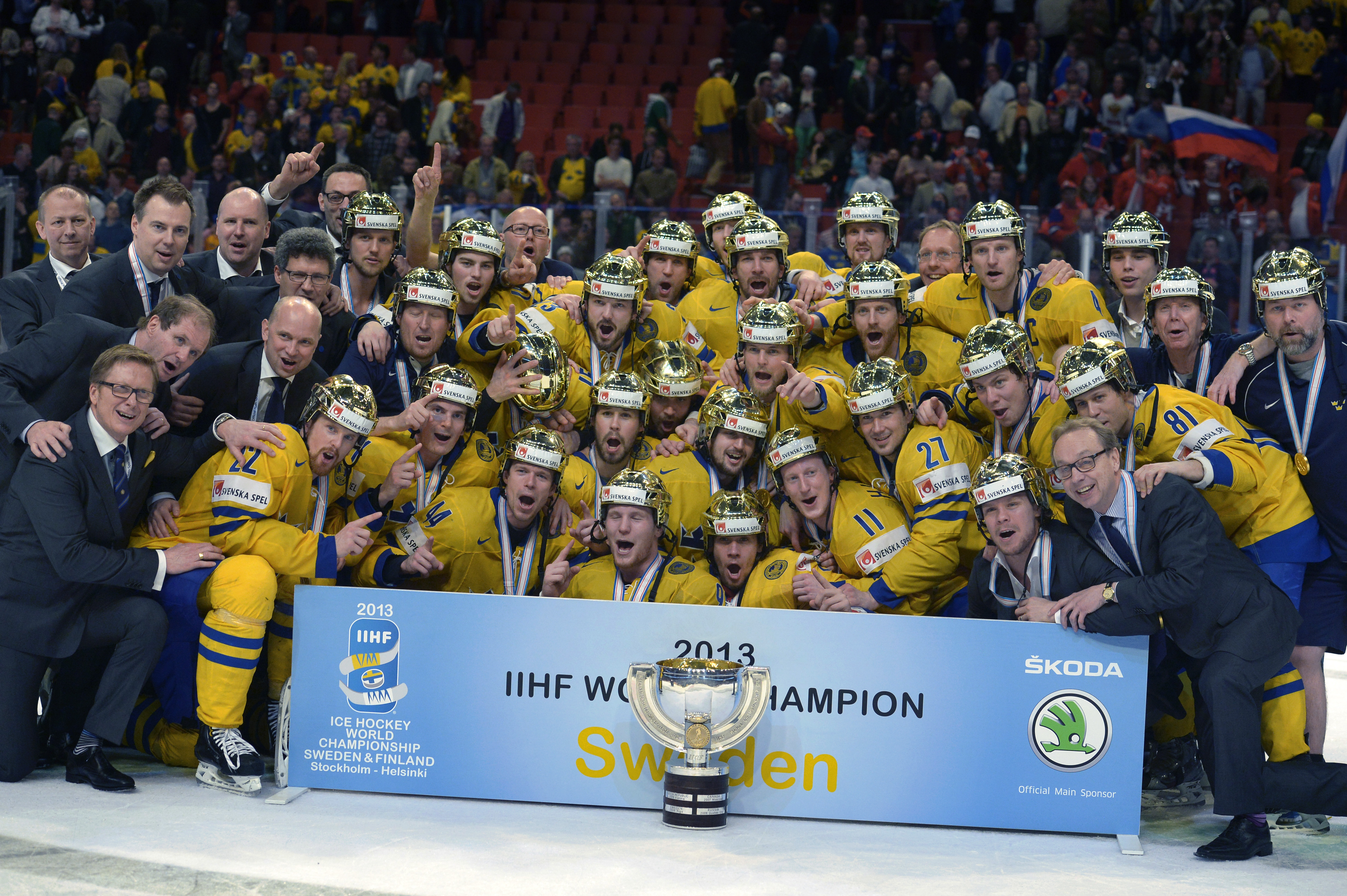Sverige, VM-guld, Hockey-VM, Schweiz