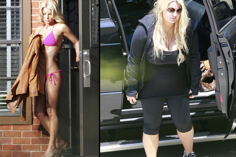Twitter, Jessica Simpson, Halsa, Kändisar, Vikt, Stjärna, Eric Johnson, Hollywood, Paparazzi, Barn