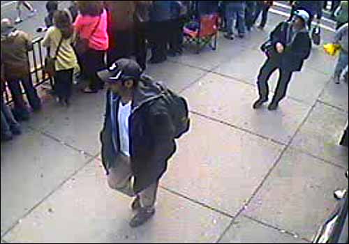 Bombdåd, Boston Marathon, Övervakningsfilmer, bilder, Misstänkta, FBI, Boston