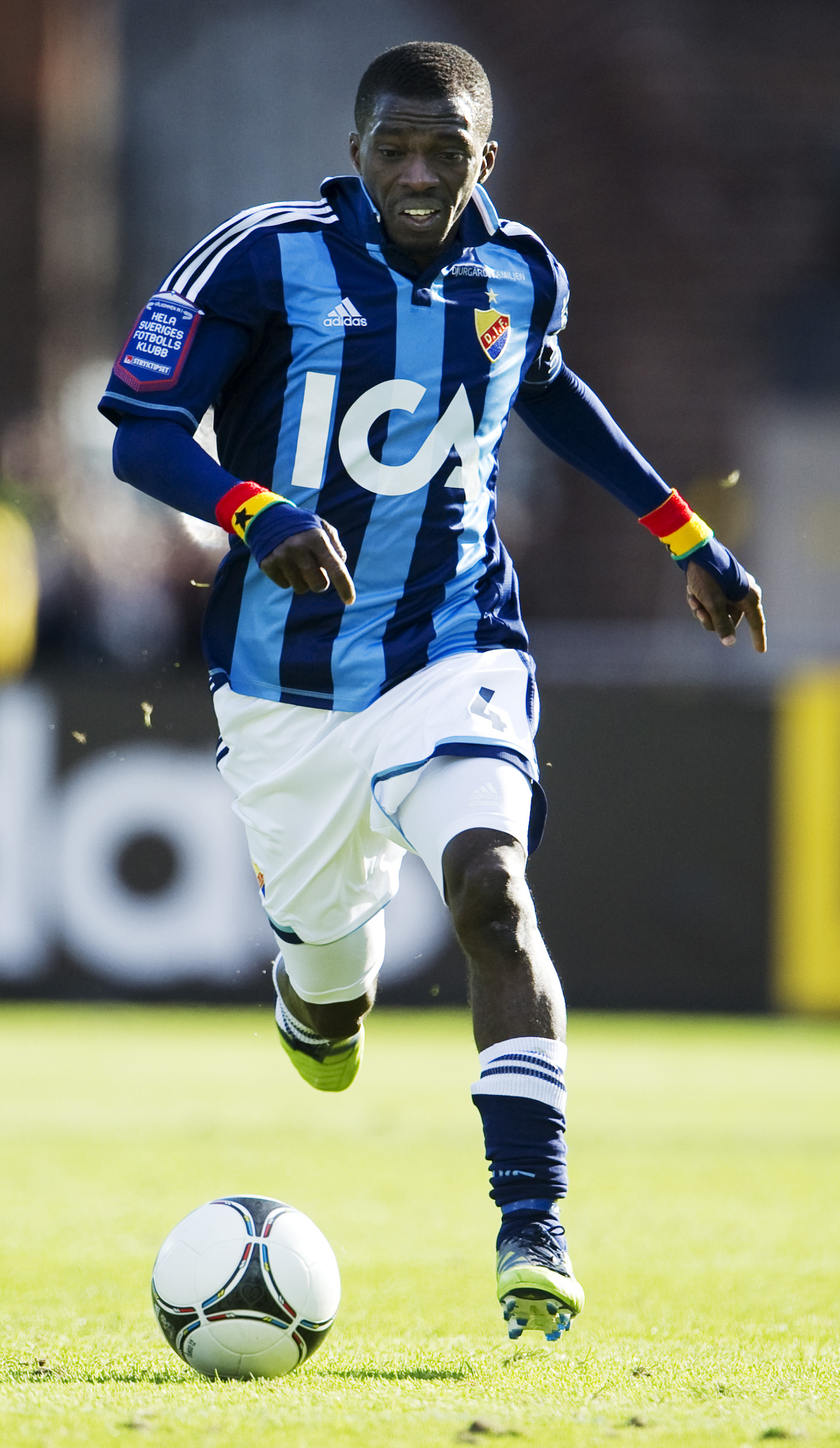 Djurgardens IF, Djurgarden, Allsvenskan, Skada, Fotboll, Yussif Chibsah