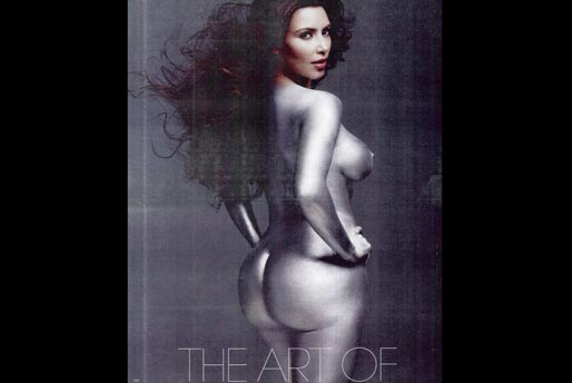 Ocensurerat, W Magazine, Kim Kardashian