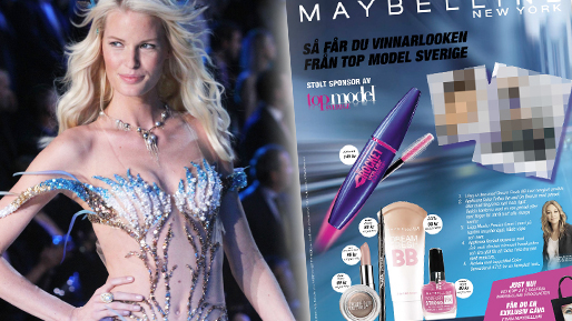 Avslöja, Åhlens, Magasin, Vinnare, Annons, Maybelline, Top Model Sverige