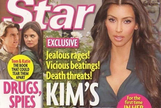 Kvinnomisshandel, Damon Thomas, Kim Kardashian