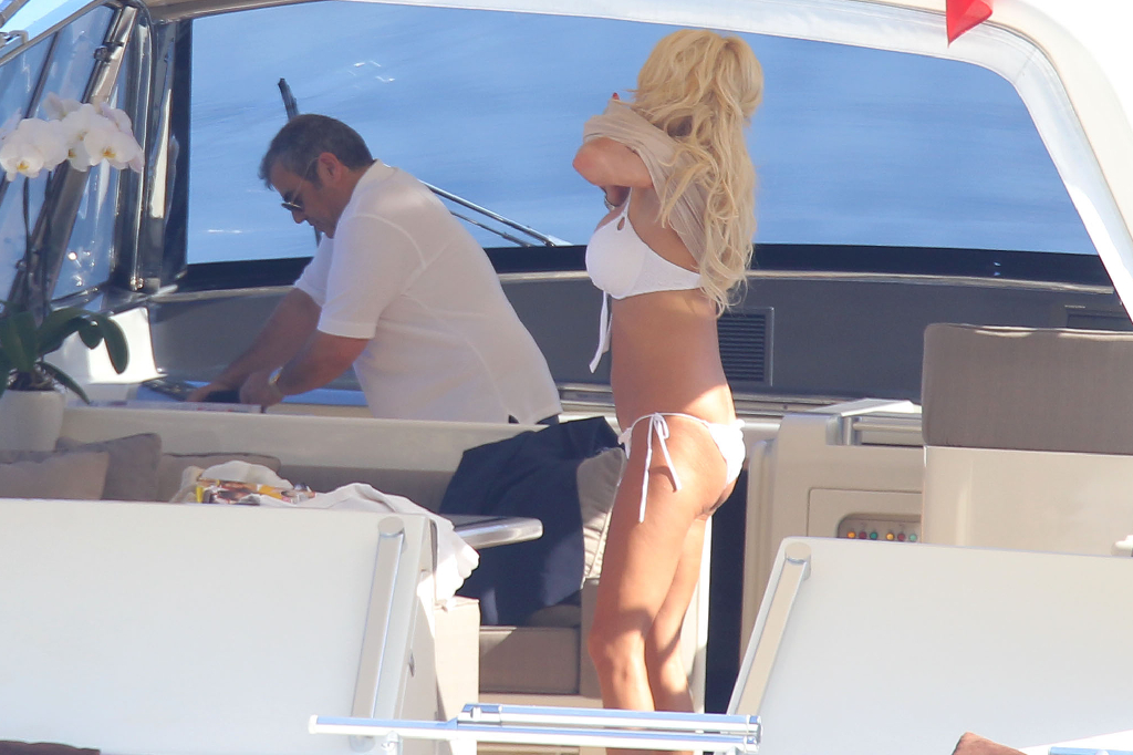 Bikini, Lyx, Yacht, 2012, Paparazzi, Båt, Victoria Silvstedt