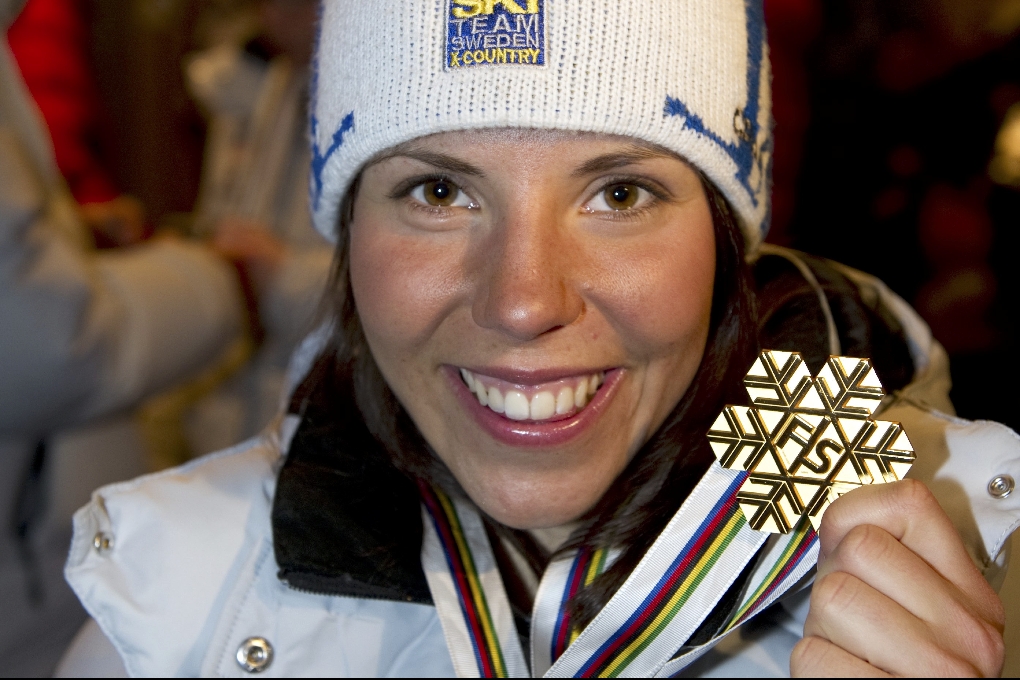 Charlotte Kalla, Längdskidor, Skid-VM, Ida Ingemarsdotter, Drottning Silvia, Vinterkanalen, Oslo2011