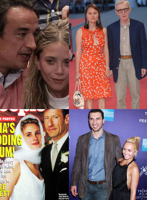 Julia Roberts, mary-kate olsen, Lady Gaga