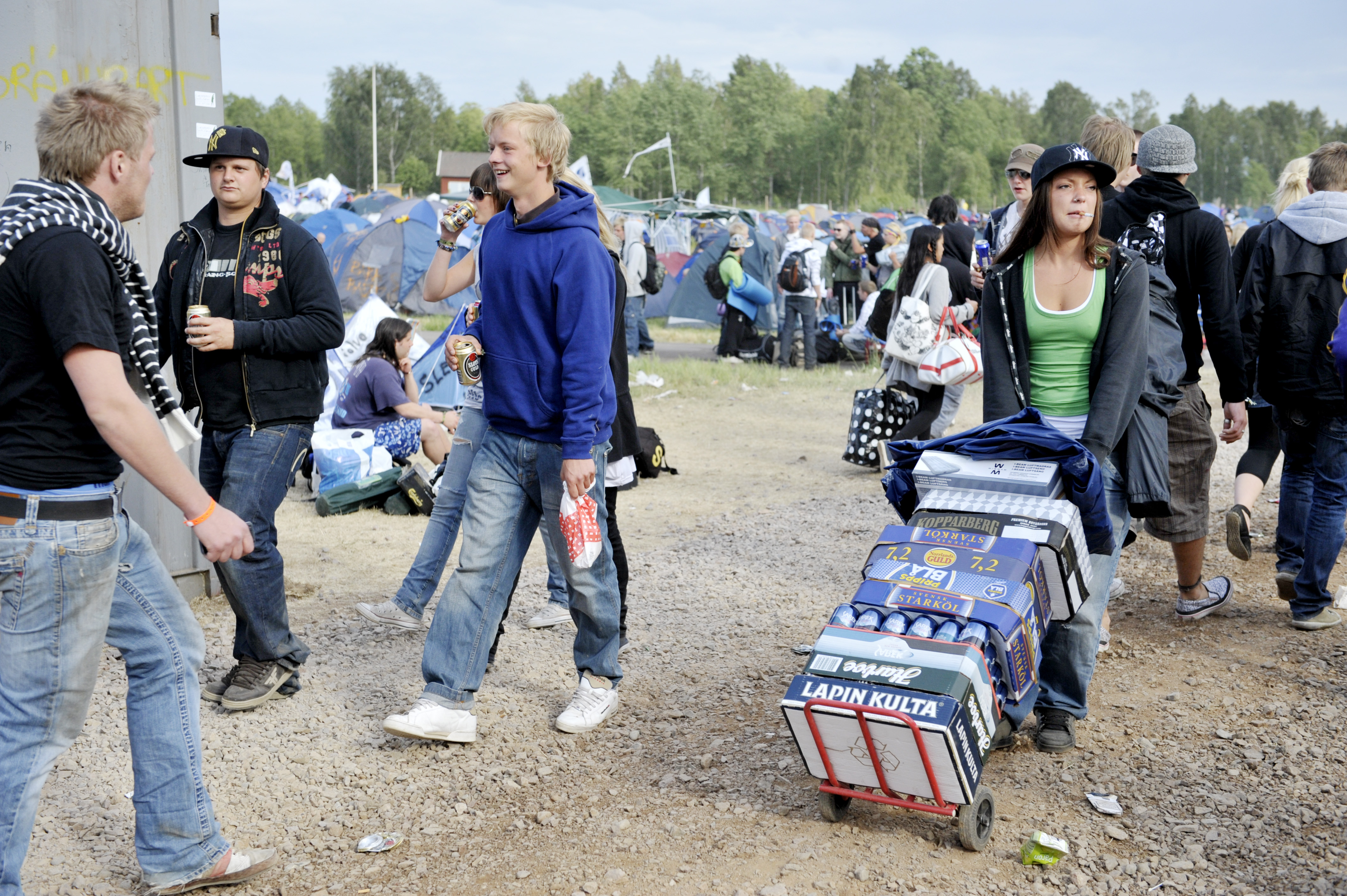 Sigtuna, FKP Scorpio, Hultsfredsfestivalen, Slagsmål, Fylla