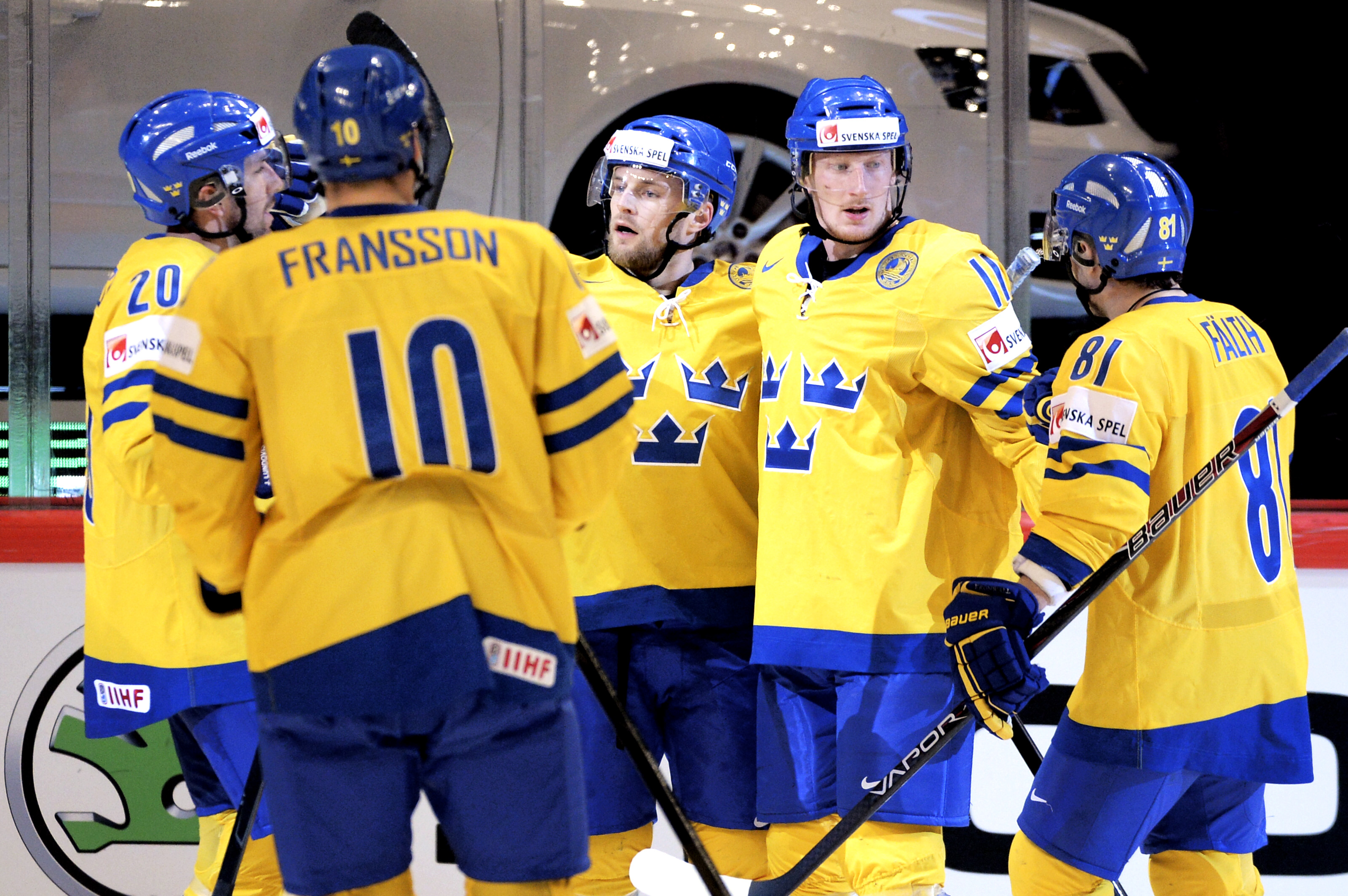 Slovenien, Tre Kronor, Hockey-VM, Sverige