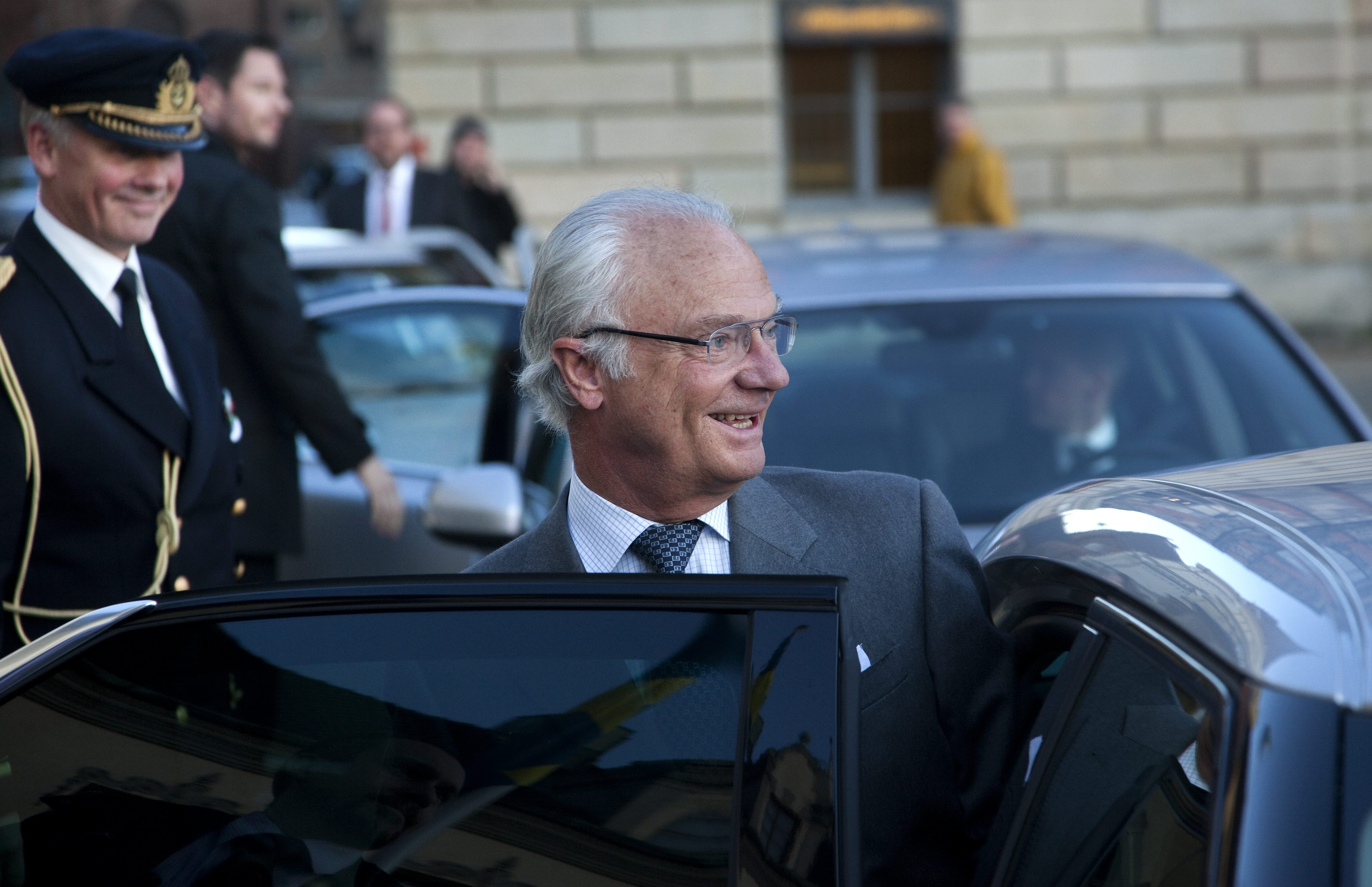 Prinsessan Madeleine, Chris O'Neill, Drottningen, Kungen, Prins Daniel, Prins Carl Philip, Hovet