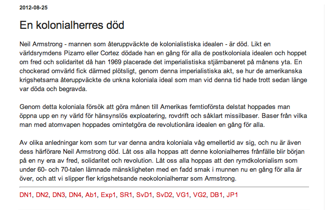 Neil Armstrong, Konspiration, månlandningen