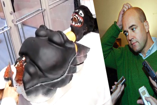 Kulturminister, Konst, Rasism, Fredrik Reinfeldt, Politik, Lena Adelsohn Liljeroth, Tårta, Tårtskandal