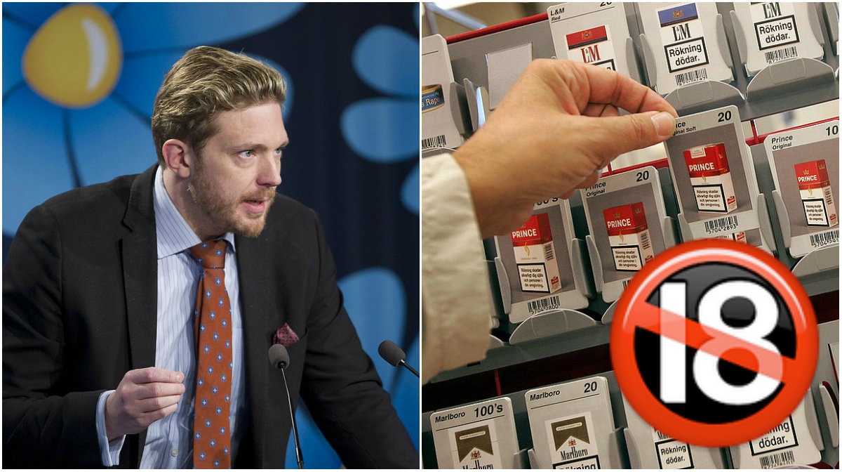 Sverigedemokraterna, Cigg, Aldersgrans, Cigaretter