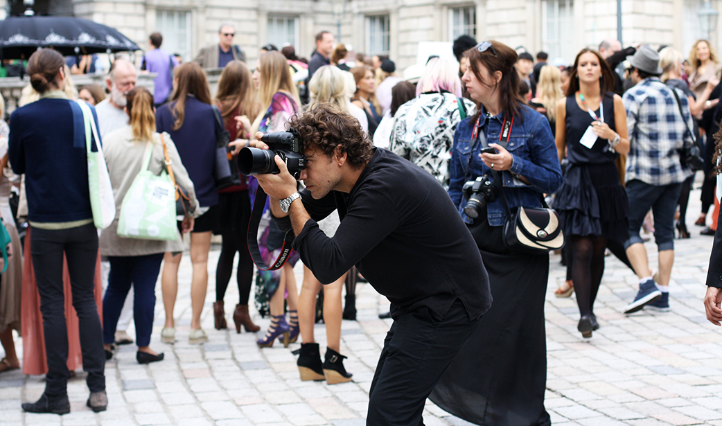 Fashion Week, London,  snapshots