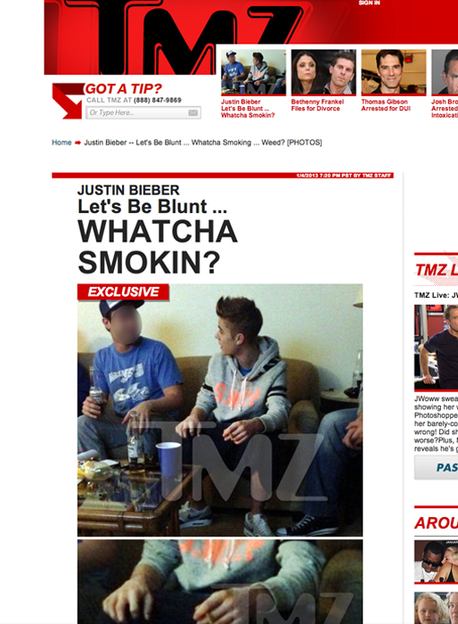 Justin Bieber, Marijuana,  Lil Twist