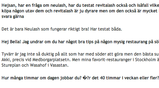 djutester, neulash, Natacha Peyre, Blondinbella, Bobby Oduncu, Isabella Löwengrip, natacha , Paow