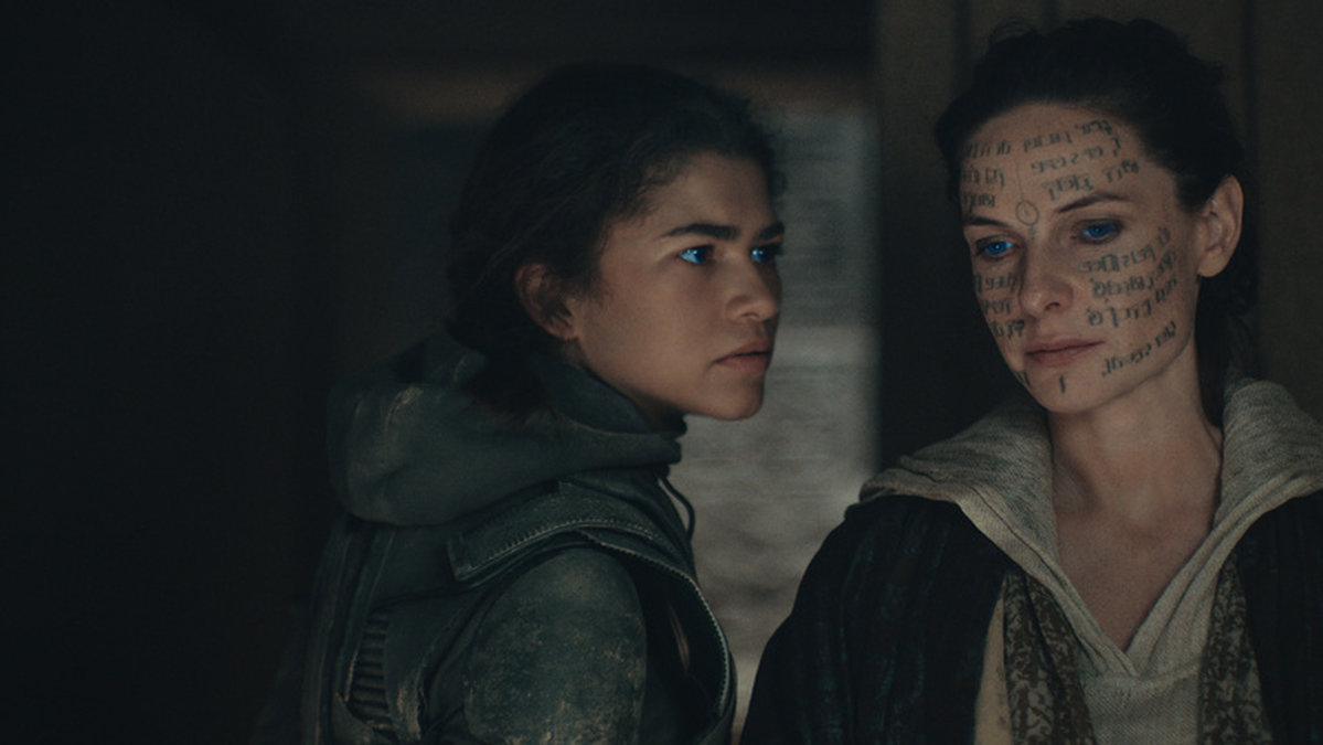Zendaya och Rebecca Ferguson i 'Dune: part two'. Pressbild.