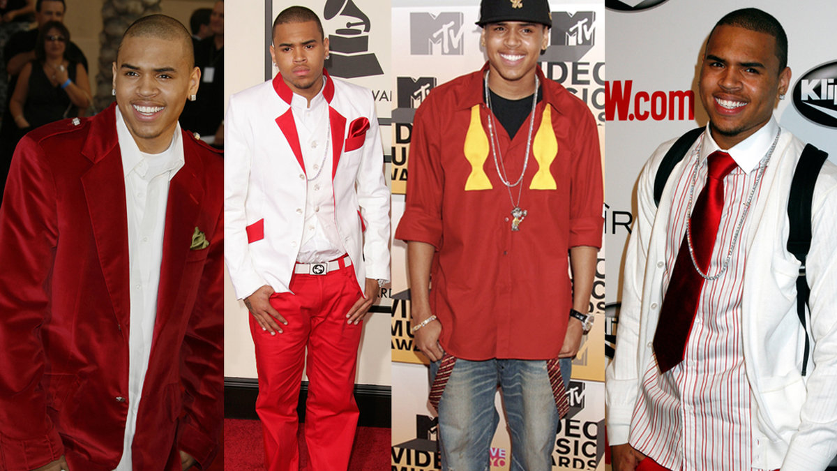 Chris Brown har inte alltid varit cool. Fram till ganska nyligen var nämligen Breezys favoritklädsel denna: se ut som en jultomte som extraknäcker i en galleria. Slipsarna? Rygga på röda mattan? 