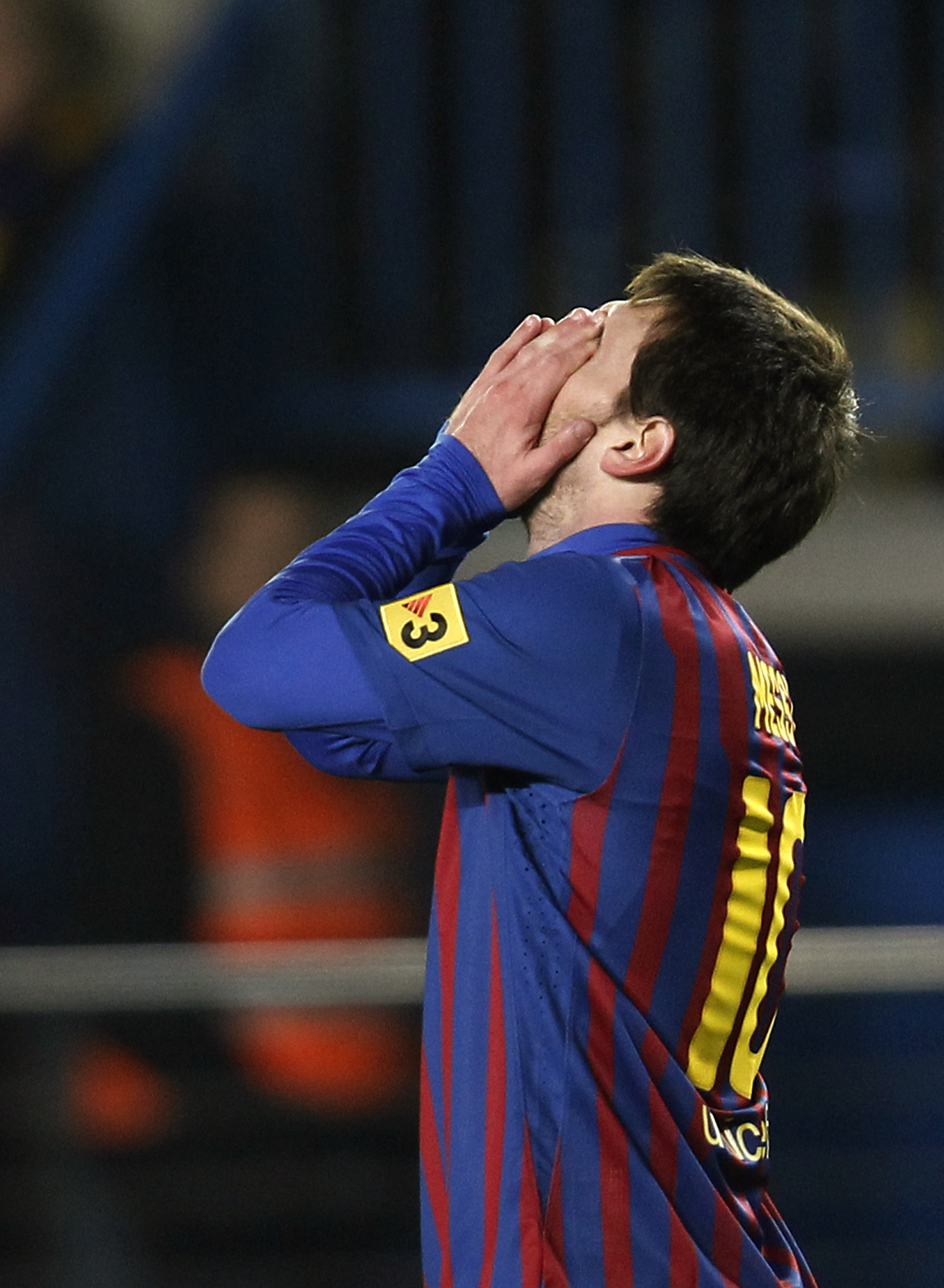 Lionel Messi blev mållös borta mot Villarreal.