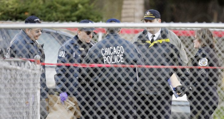 Barn, masskjutning, Polisen, Park, Chicago