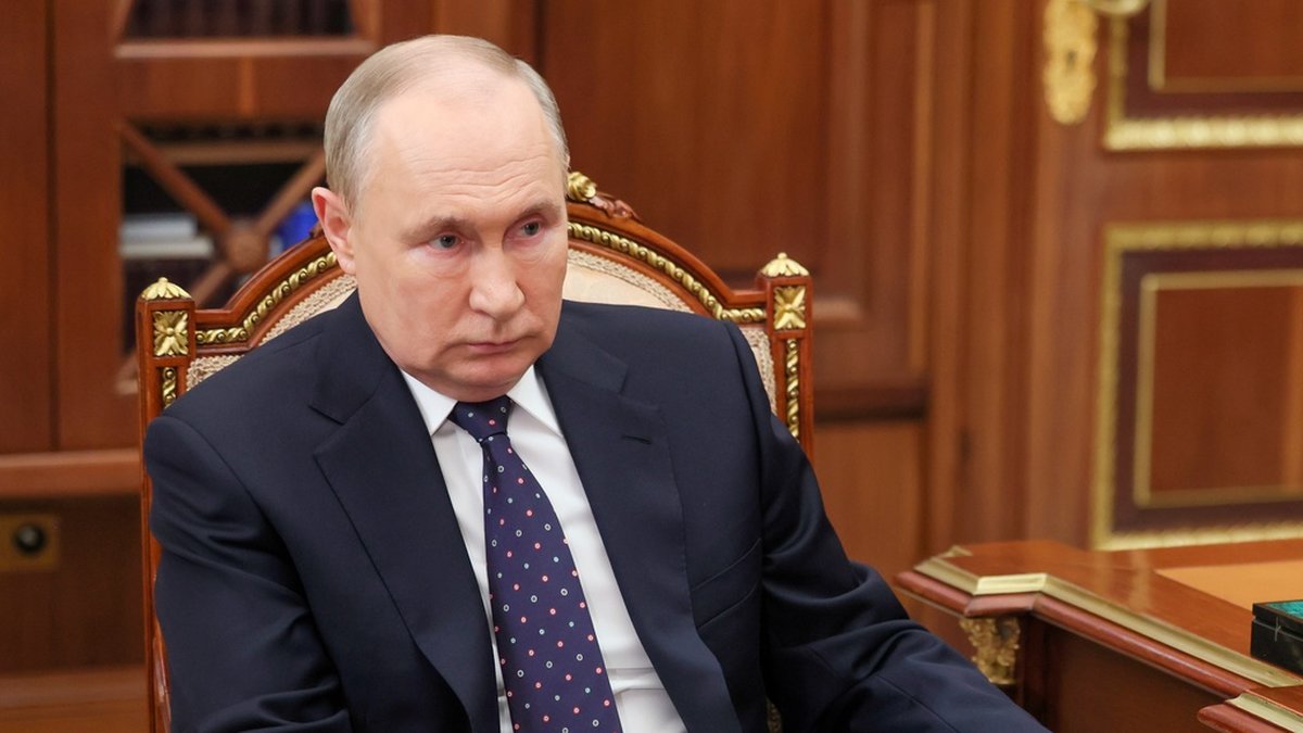 Rysslands president Vladimir Putin, fotograferad i Moskva i veckan.