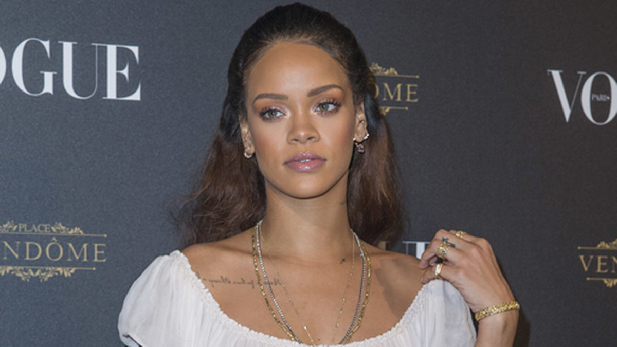 Rihanna på Vogue-fest i Paris tidigare i veckan. 