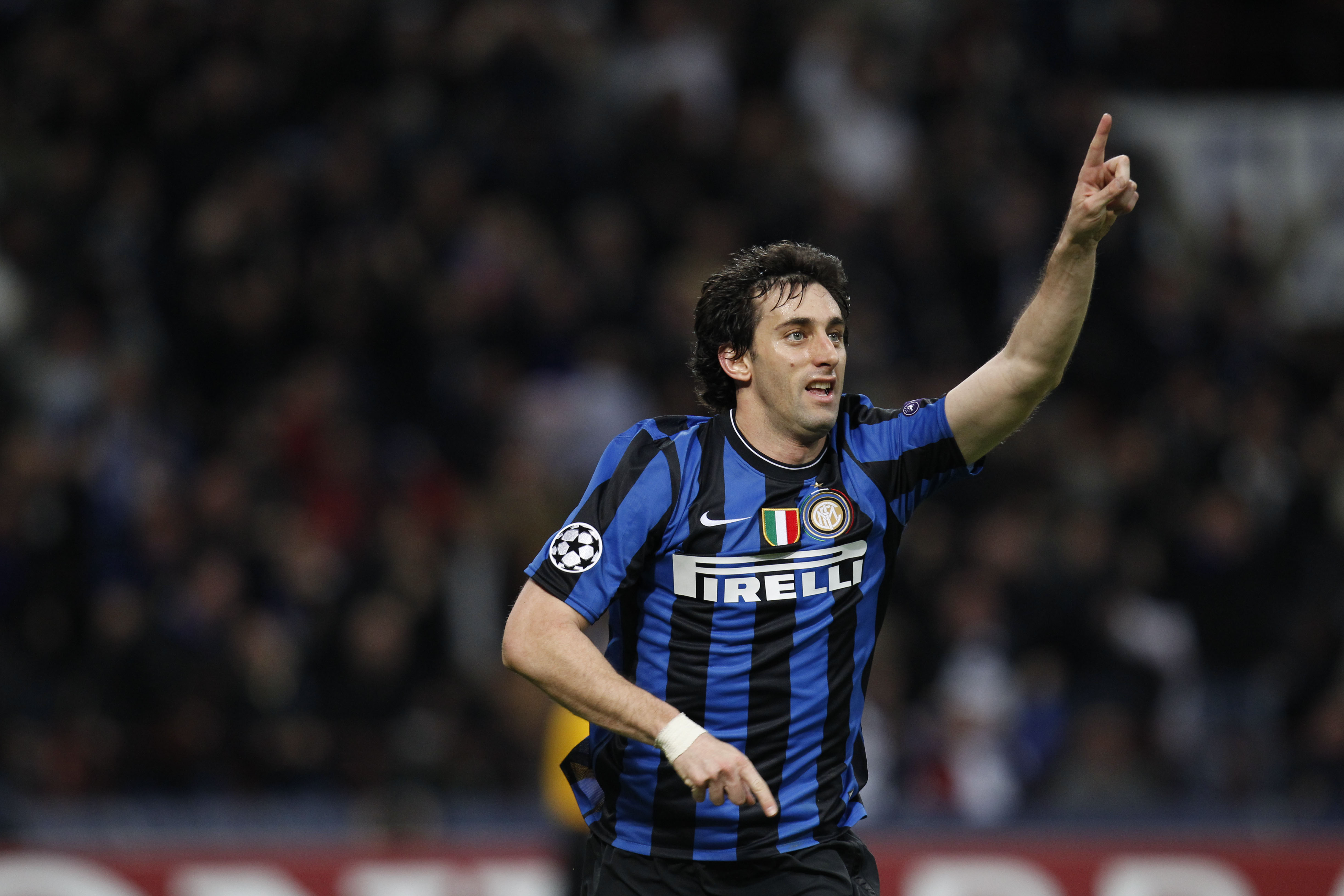 Diego Milito gav sitt Inter 1-0-segern på hemmaplan.