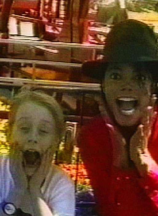 Culkin tillsammans med sin vän Michael Jackson. 