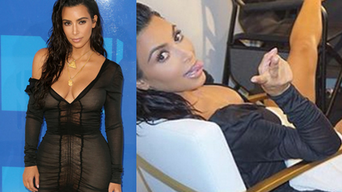 Kim Kardashian strålade på MTV-galan i höstas. 