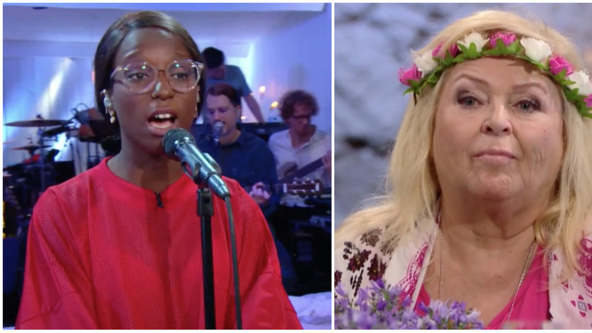 Sångerskan Sabina Ddumba gör Kikki Danielssons "Varför är kärleken röd" i "Så mycket bättre"