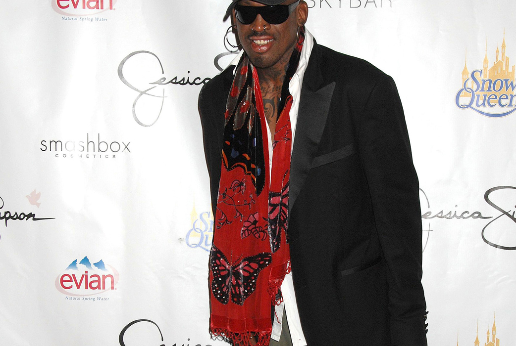 Dennis Rodman är eh, finklädd. Dennis Rodman är eh, finklädd.