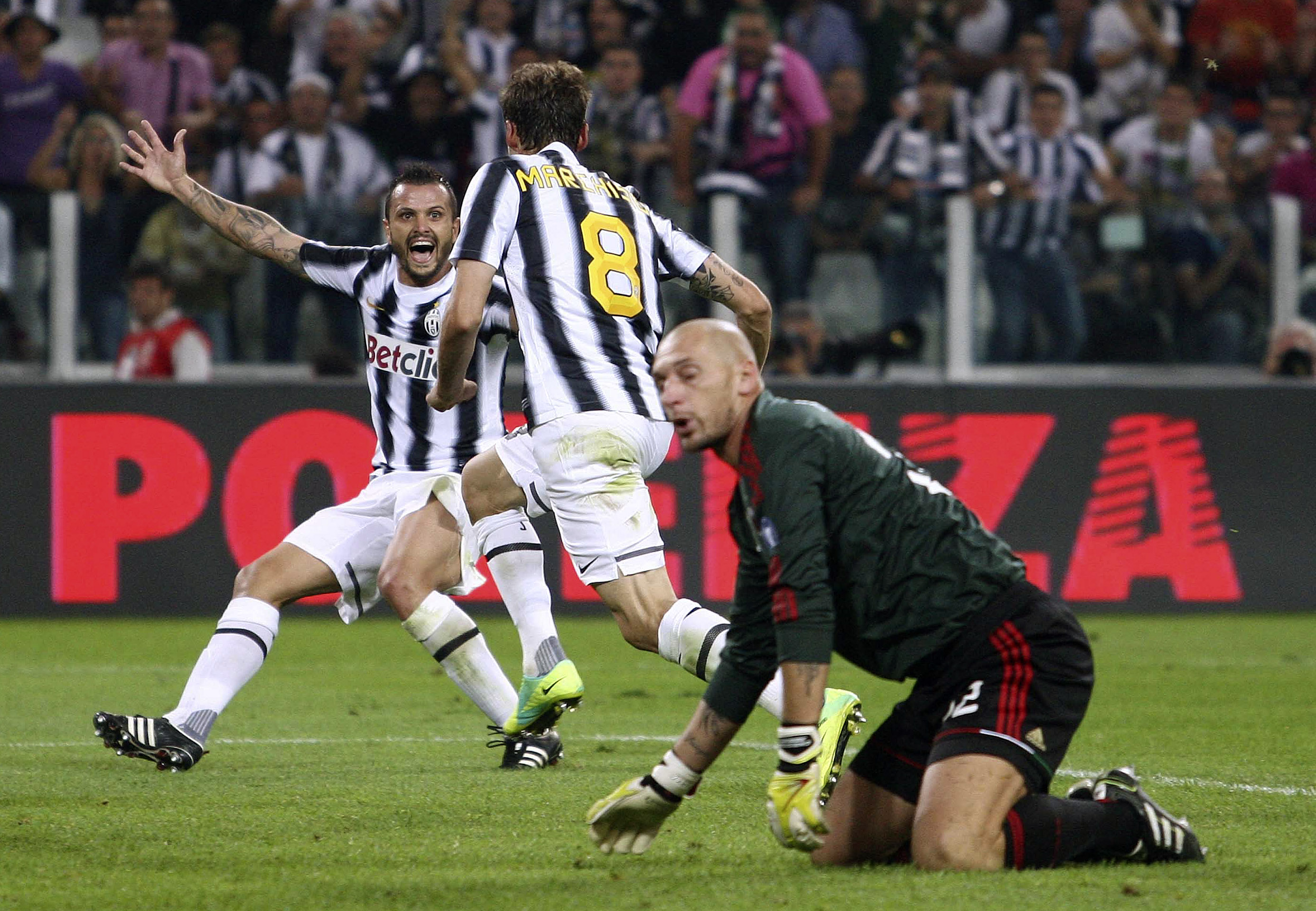 Claudio Marchisio blev stor matchhjälte för sitt Juventus.