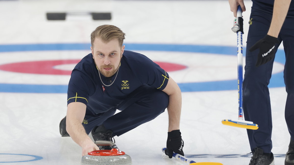 Rasmus Wranå och systern Isabella är klara för VM-final i mixeddubbel i curling. Arkivbild.