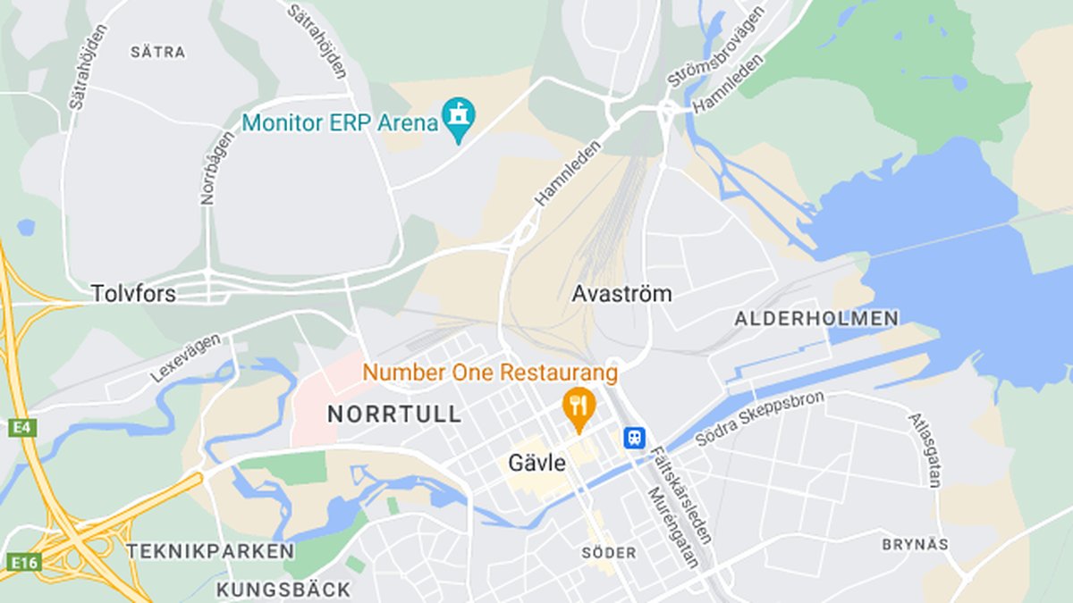 Google maps, Gävle