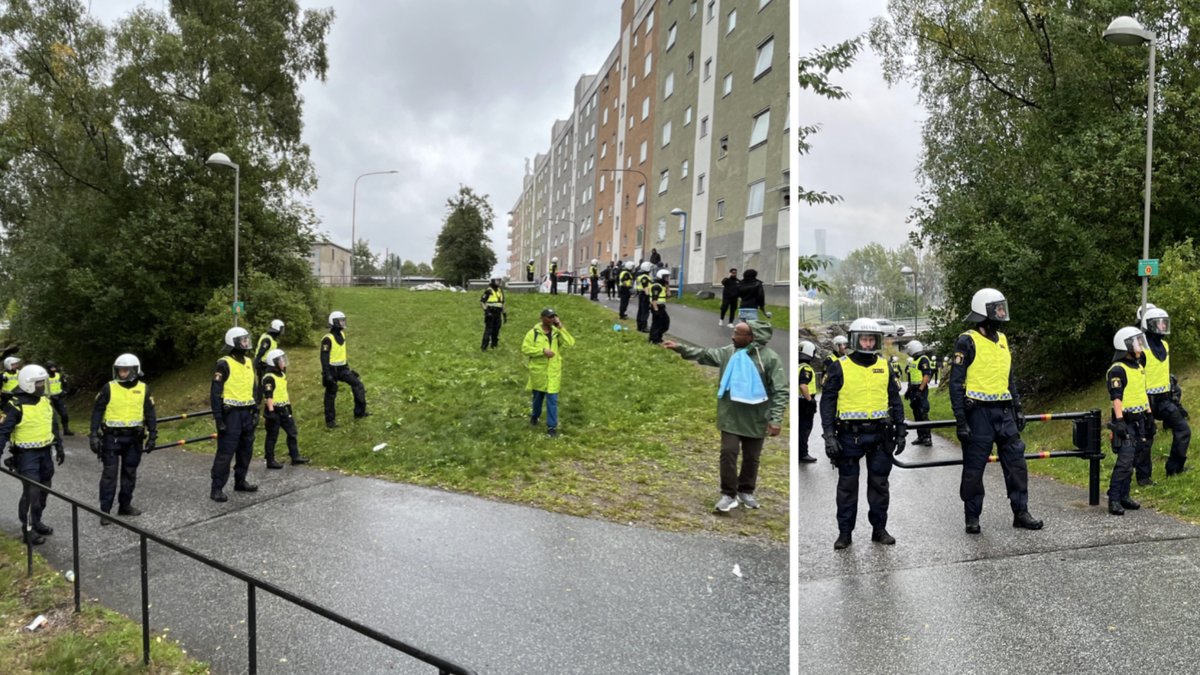 Våldsamheter har utbrutit i samband med festival i Järva.