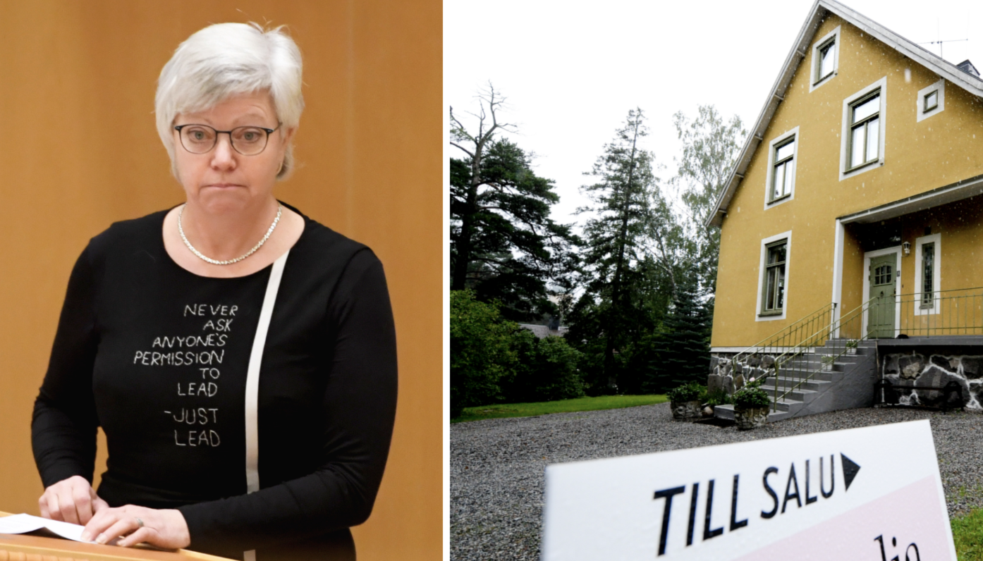 Politikern Annika Qarlsson (C) säljer fastigheten