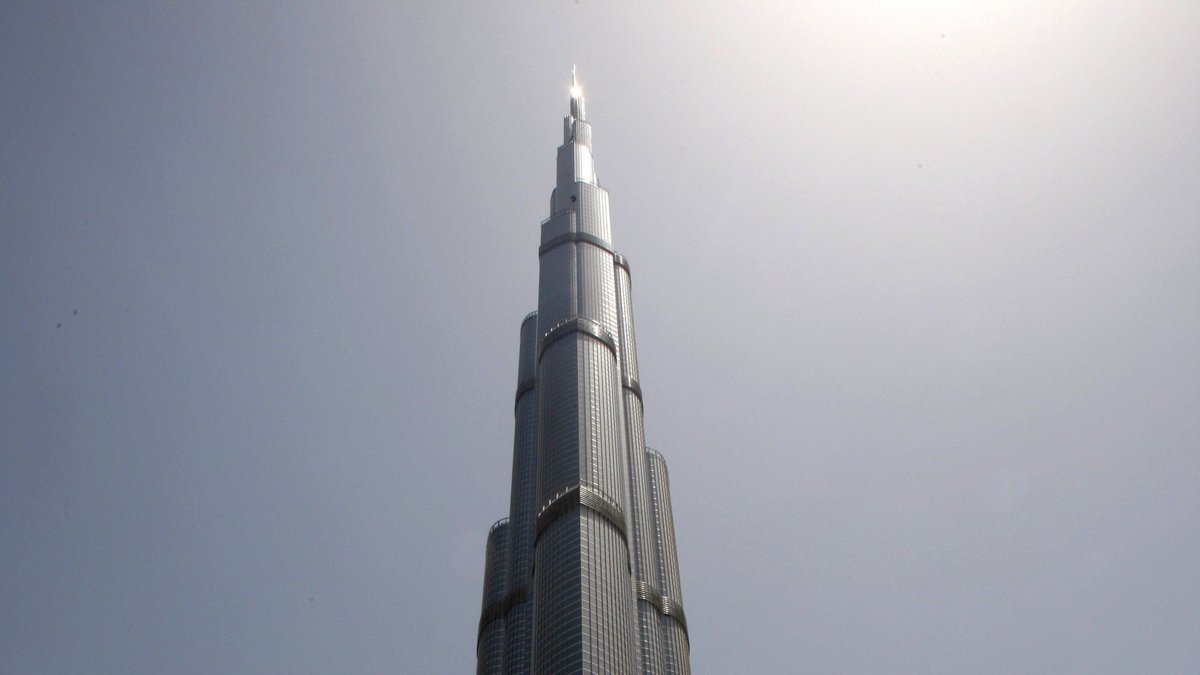 Så här ser Burj Khalifa ut från ett vanligare perspektiv.