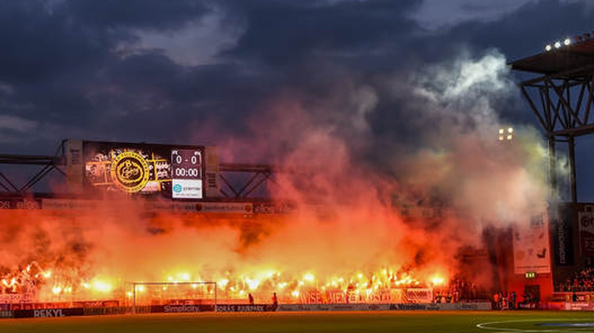 Göteborg körde en väldigt stor bränning mot Elfsborg förra året. 