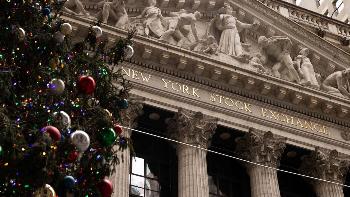 Köpfesten kom av sig under handelsveckans sista sag på New York-börsen. Arkivbild.