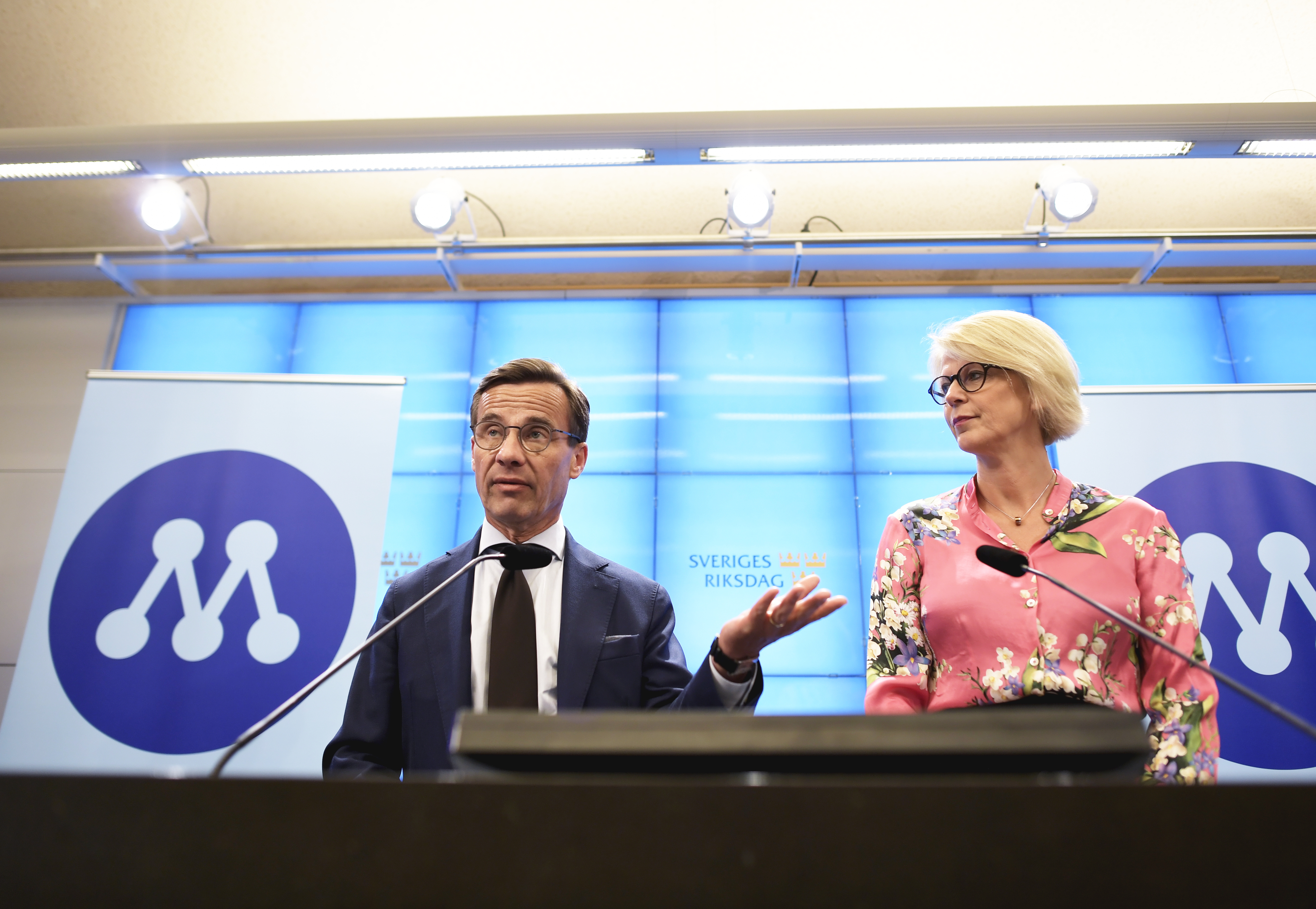 Ulf Kristersson och Elisabeth Svantesson Ulf Kristersson och Elisabeth Svantesson