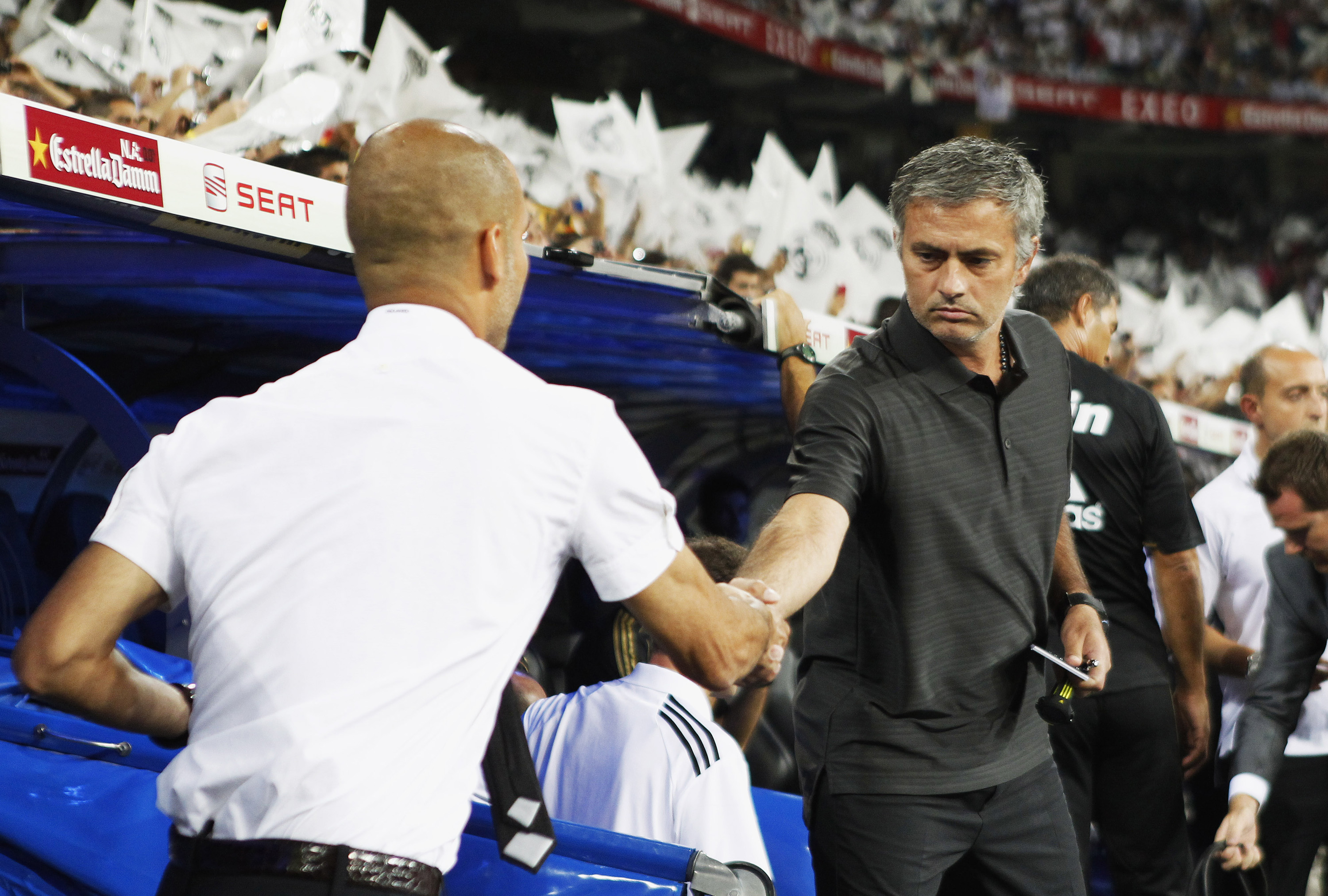 Ordkriget mellan José Mourinho och "Pep" Guardiola lär fortsätta hela säsongen.