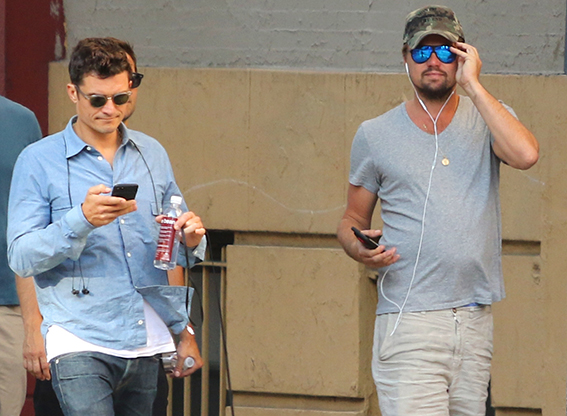 Orlando Bloom och Leonardo DiCaprio. Orlando Bloom och Leonardo DiCaprio.