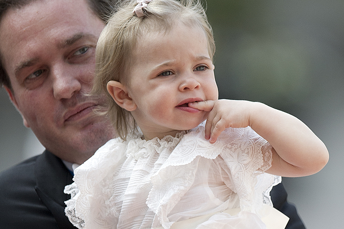 Chris O'Neill och prinsessan Leonore Chris O'Neill och prinsessan Leonore