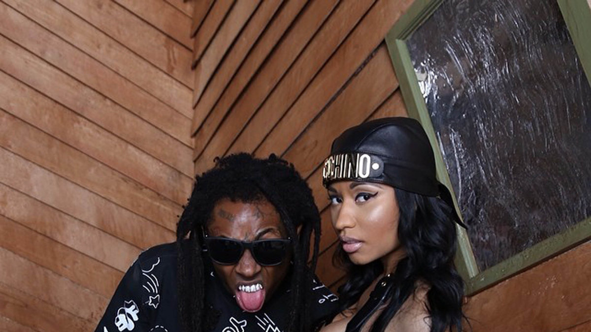 "Lil Wayne och grabbarna gick för långt – hela stället var rökfyllt", säger en källa. På bilden: Lil Wayne och Nicki Minaj. 
