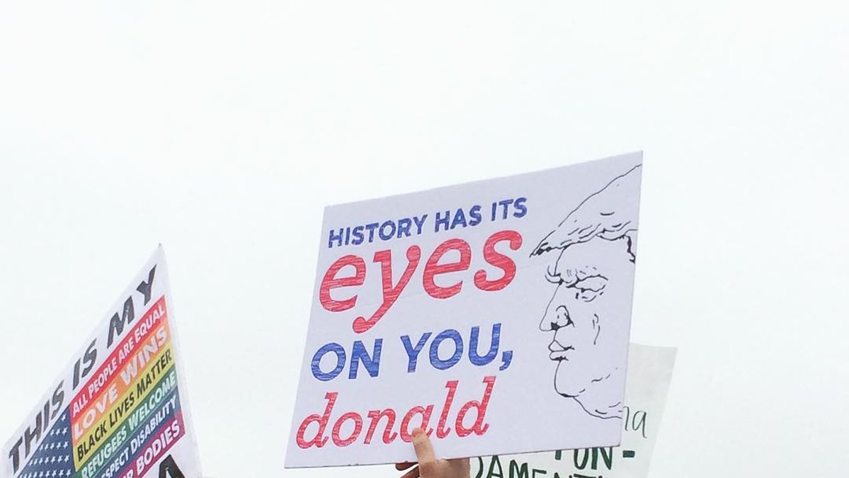 Marsch mot Donald Trump