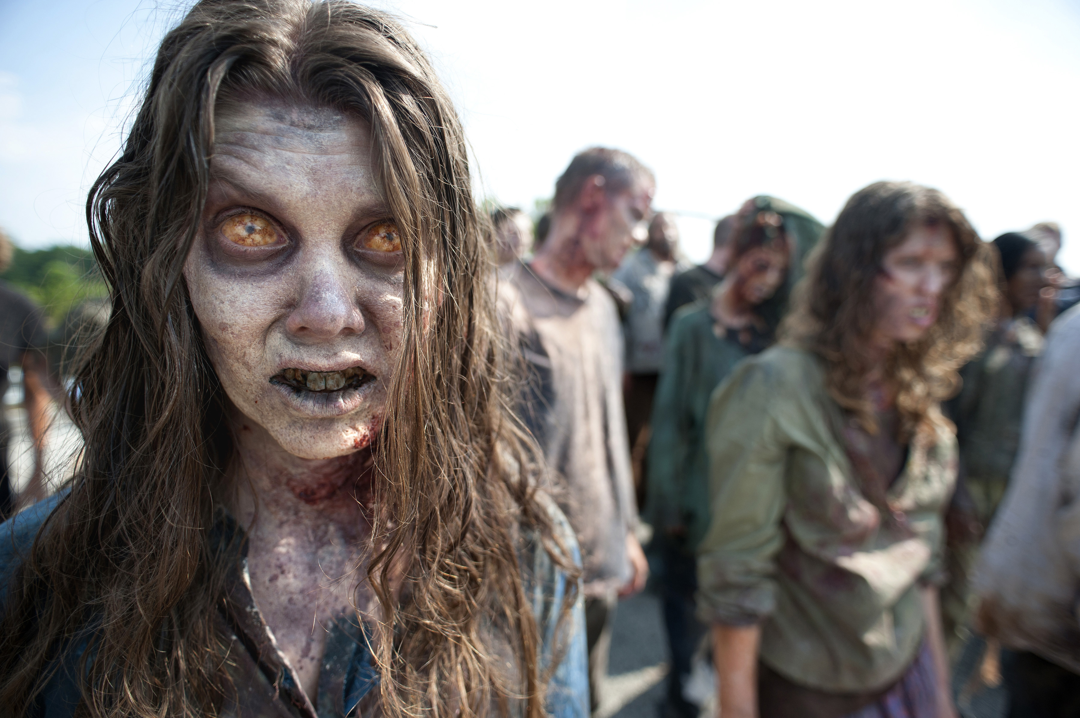 Bild från den populära tv-serien Walking Dead.