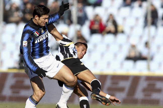 Javier Zanetti, lagkapten för Inter.