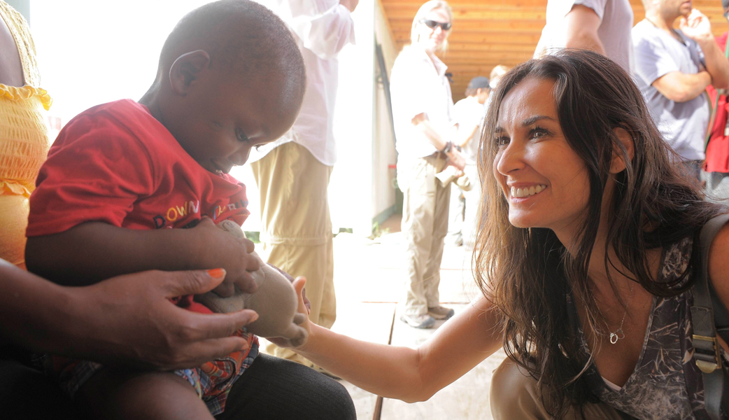 Kändisar besökte Haiti, 2010. Kändisar besökte Haiti, 2010.