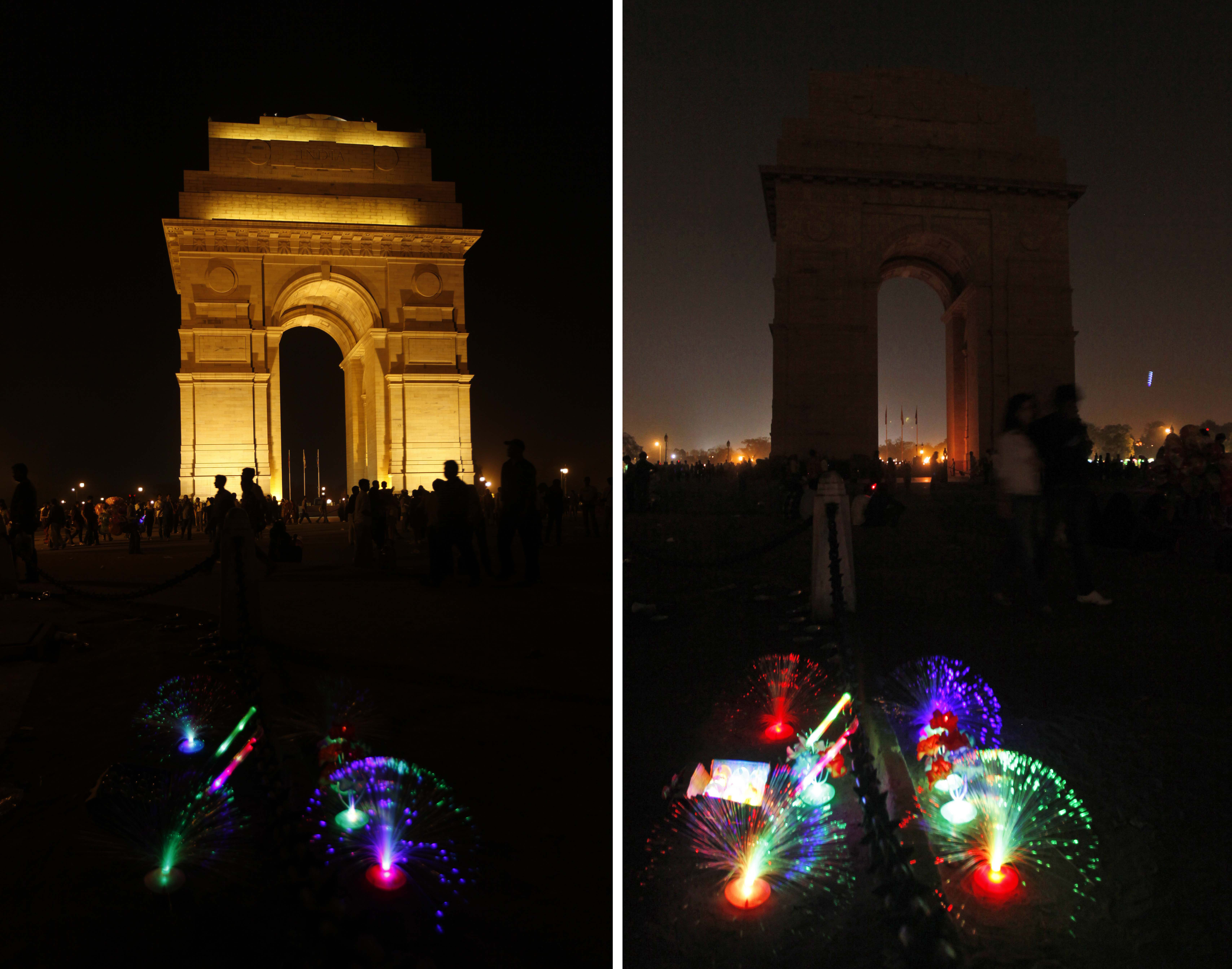 Earth Hour: Indien, New Delhi.